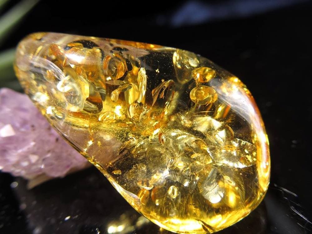 アンバー リトアニア バルティックアンバー 琥珀 ハニーアンバー