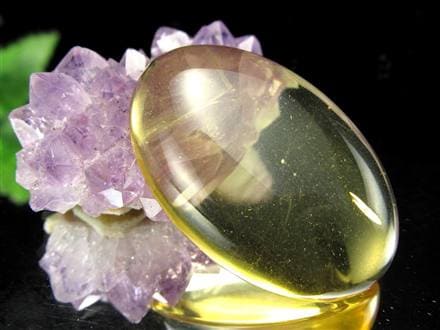 アンバー 琥珀 バルト海産 コハク カボション