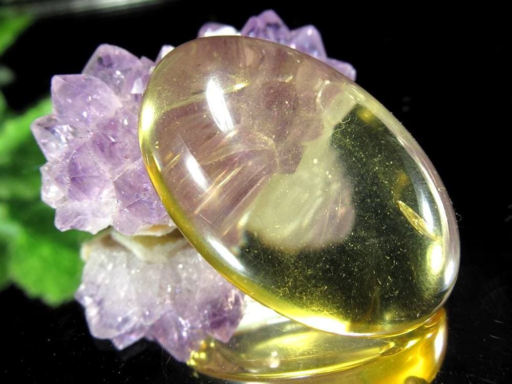 アンバー 琥珀 バルト海産 コハク カボション