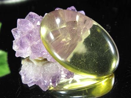 アンバー 琥珀 バルト海産 コハク カボション