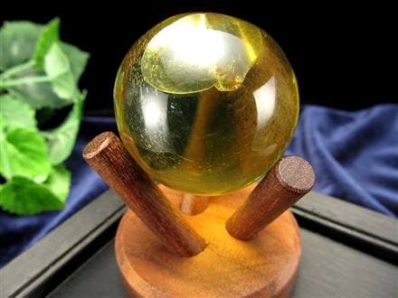 アンバー 琥珀 スフィア バルト海産 バルティックアンバー