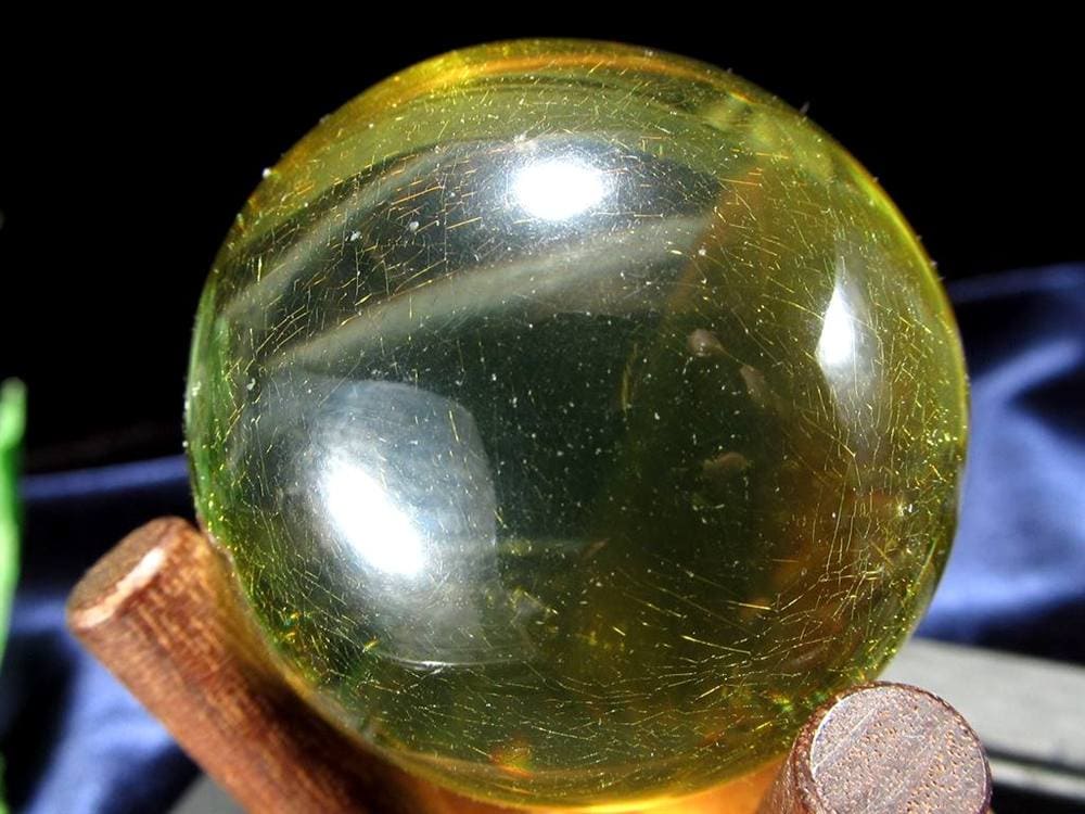 アンバー 琥珀 スフィア バルト海産 バルティックアンバー