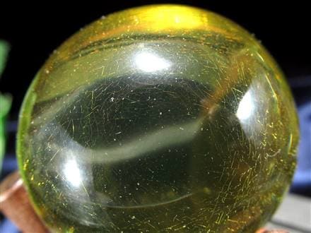 アンバー 琥珀 スフィア バルト海産 バルティックアンバー