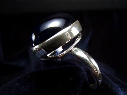 アンバー リング Silver925 天然琥珀 リトアニアアンバー
