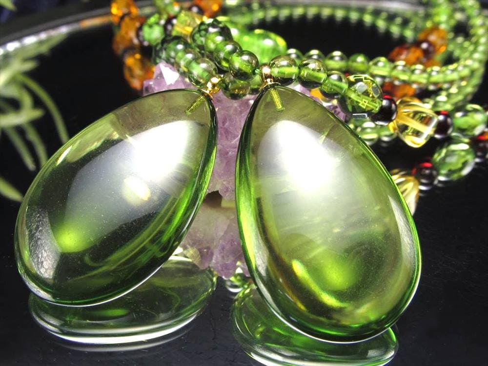 天然琥珀 アンバー ネックレス バルト海産