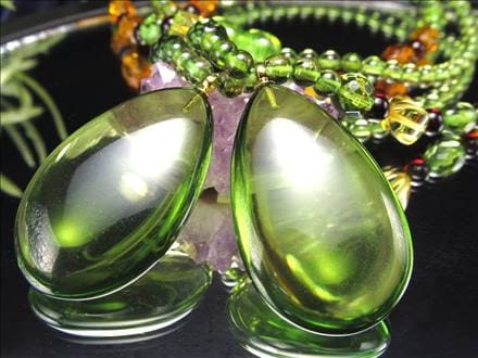 天然琥珀 アンバー ネックレス バルト海産