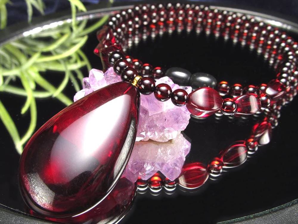 天然琥珀 アンバー ネックレス バルト海産