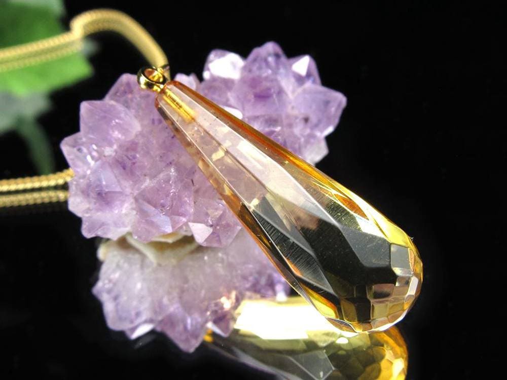 天然琥珀 グリーンアンバー ペンダント Silver925 バルト海産