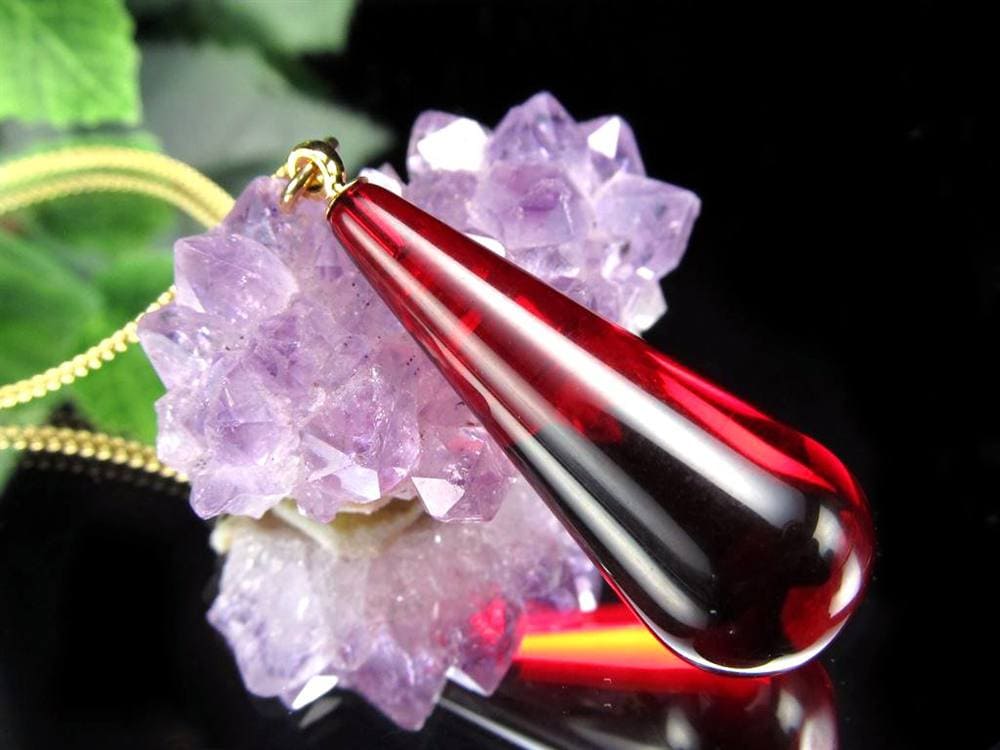 天然琥珀 グリーンアンバー ペンダント Silver925 バルト海産