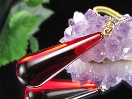 天然琥珀 グリーンアンバー ペンダント Silver925 バルト海産