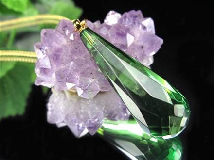 天然琥珀 グリーンアンバー ペンダント Silver925 バルト海産