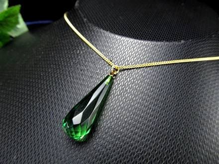 天然琥珀 グリーンアンバー ペンダント Silver925 バルト海産