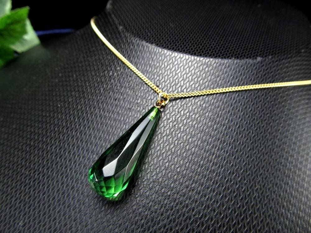 天然琥珀 グリーンアンバー ペンダント Silver925 バルト海産