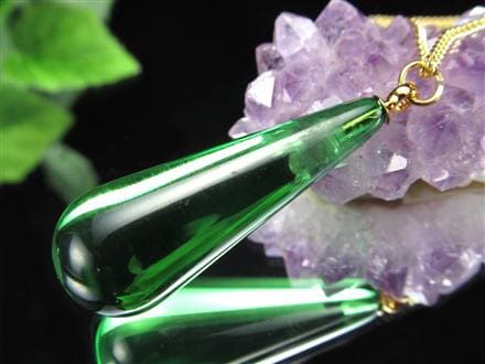 天然琥珀 グリーンアンバー ペンダント Silver925 バルト海産