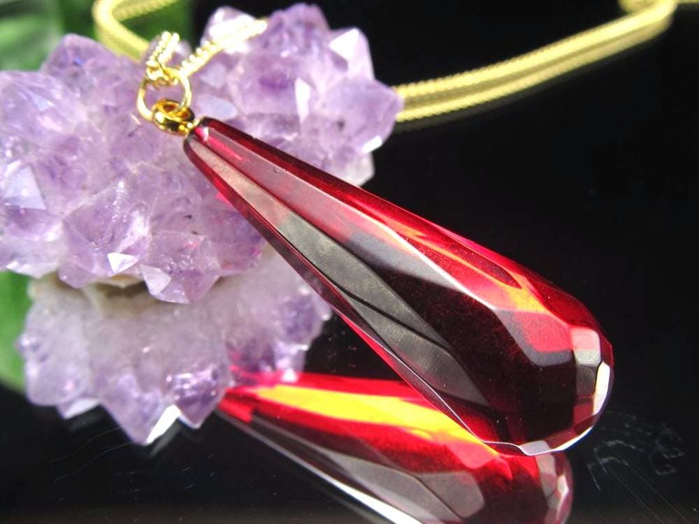 天然琥珀 グリーンアンバー ペンダント Silver925 バルト海産