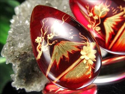 アンバー,ルースタンブル,カメオ,琥珀,インタリオ