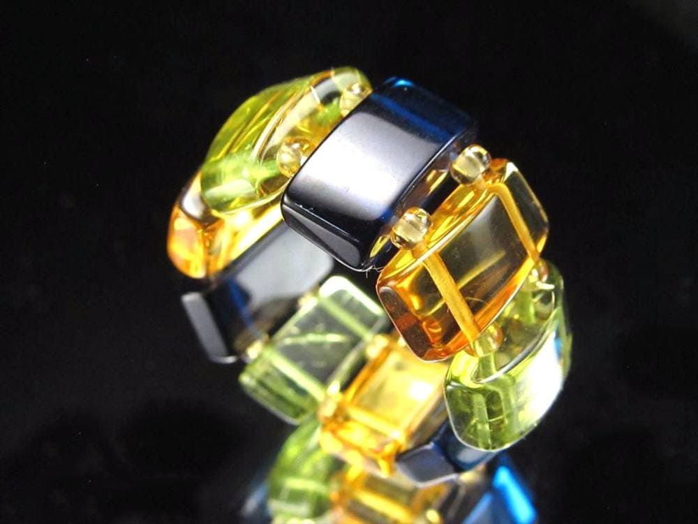 アンバー 天然琥珀 リング 指輪 バルト海産