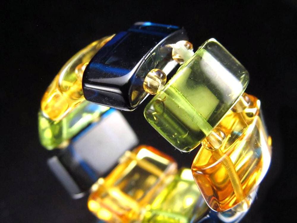 アンバー 天然琥珀 リング 指輪 バルト海産