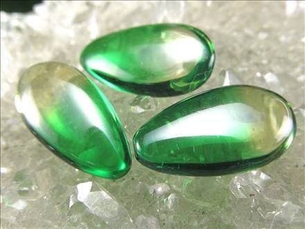 アンバー 琥珀 カボション タンブル グラデーションアンバー