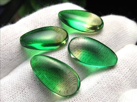 アンバー 琥珀 カボション タンブル グラデーションアンバー