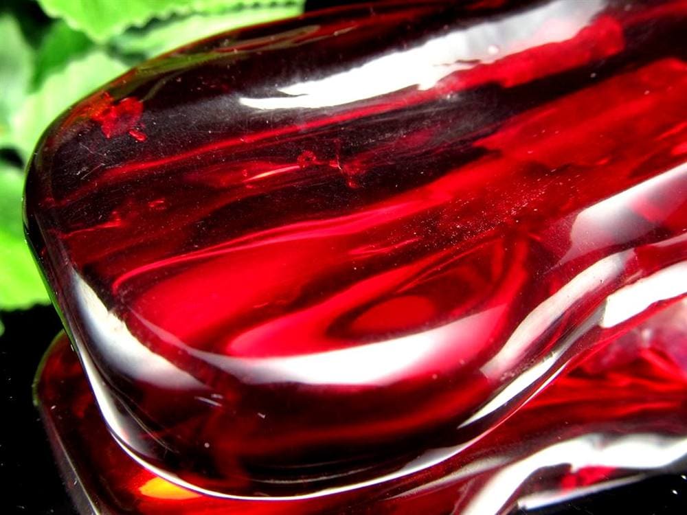 アンバー ルビーレッドアンバー 天然琥珀 天然石 パワーストーン