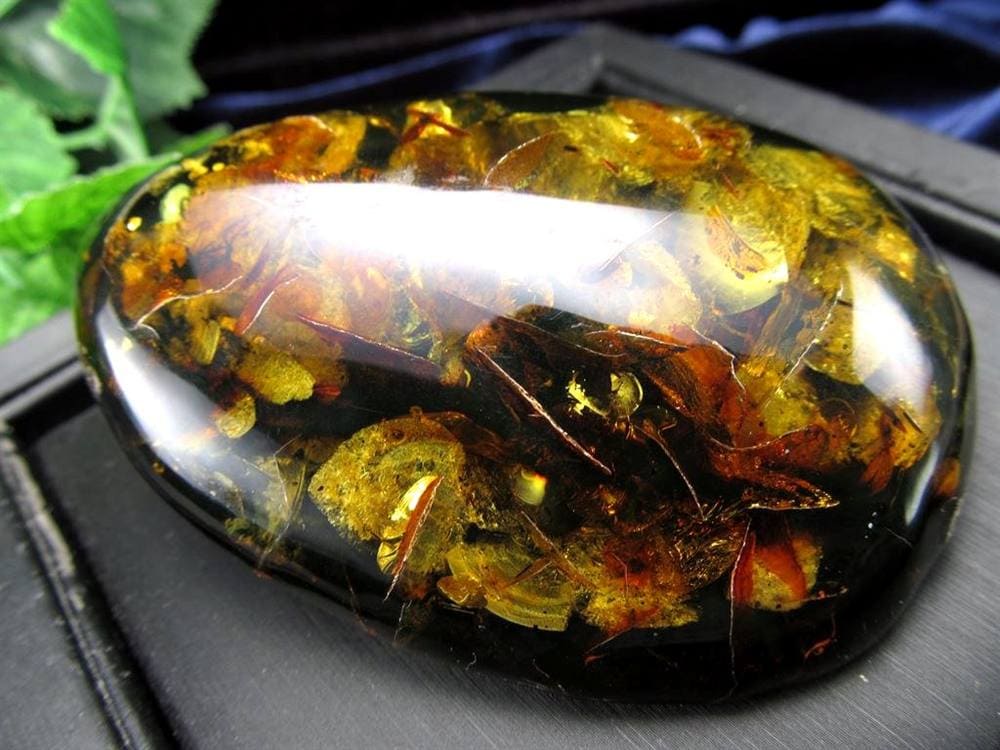 アンバー 天然琥珀 天然石 パワーストーン