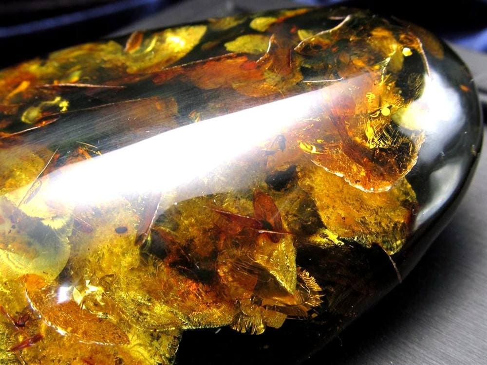 アンバー 天然琥珀 天然石 パワーストーン