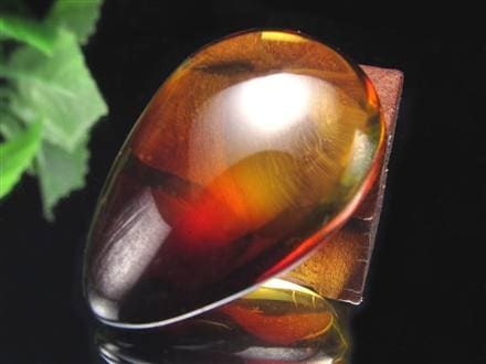 アンバー 琥珀 カボション タンブル グラデーションアンバー