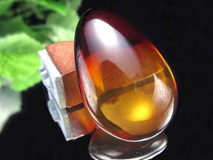 アンバー 琥珀 カボション タンブル グラデーションアンバー