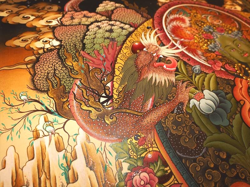 チベット密教の秘密曼陀羅（父母仏の三摩耶曼陀羅） 曼陀羅