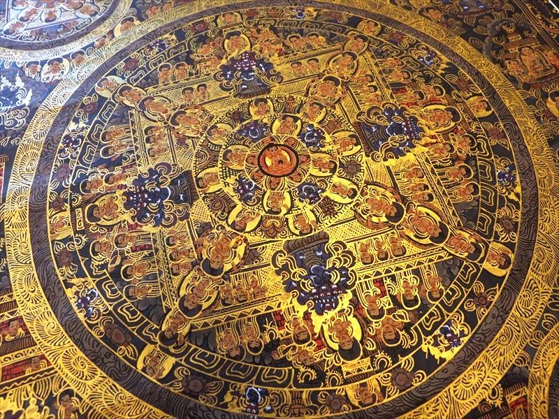 ◇貴重な本物・曼荼羅（マンダラ）◇手書きの精密画◇1点物◇チベット