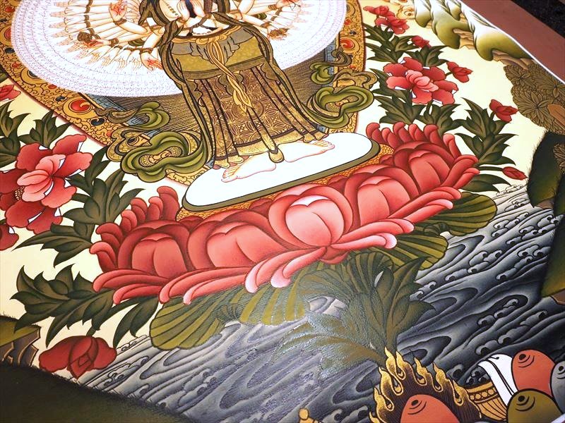 ◇貴重な本物・曼荼羅（マンダラ）◇手書きの精密画◇1点物◇チベット