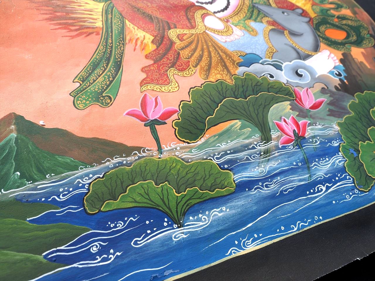 曼荼羅 タンカ 仏教画(手描き)干支の図柄|ホビー・楽器・アート 曼荼羅 タンカ 仏教画(手描き)干支の図柄|ホビー・楽器・アート