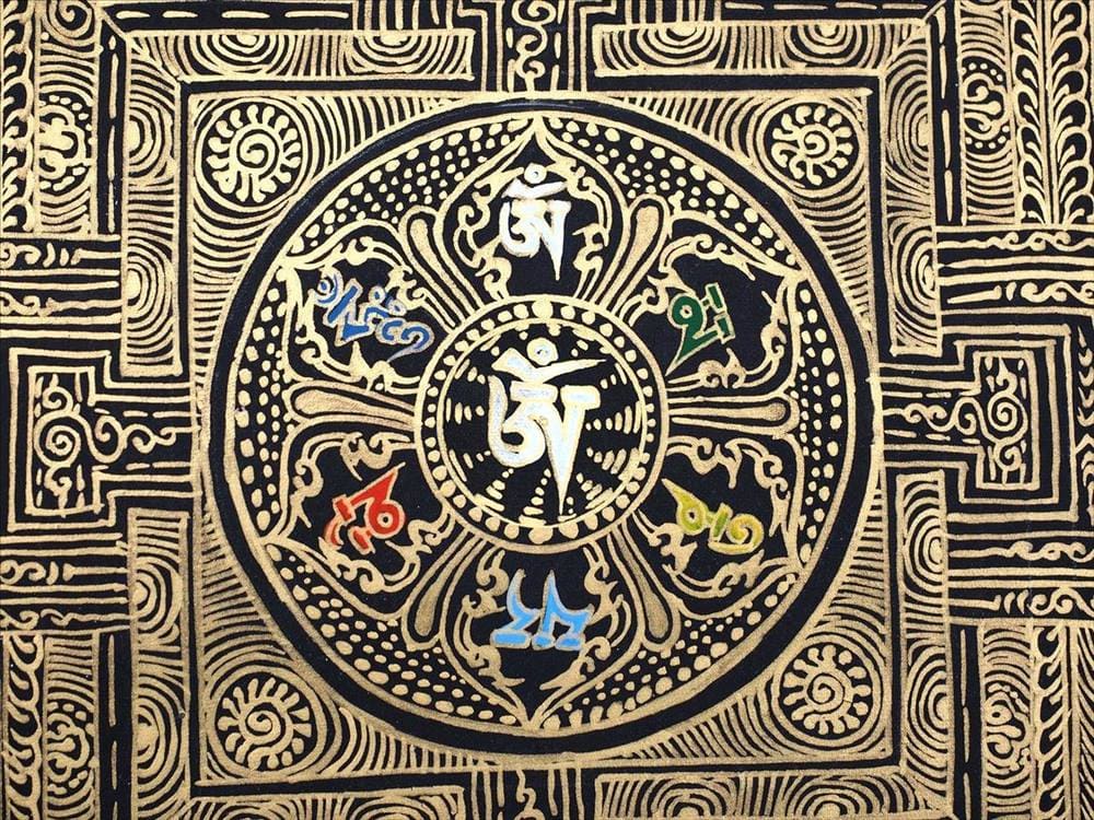 曼荼羅,マンダラ,タンカ,仏画,チベット仏教