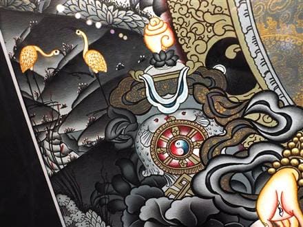 曼荼羅 マンダラ タンカ 仏画 額入り
