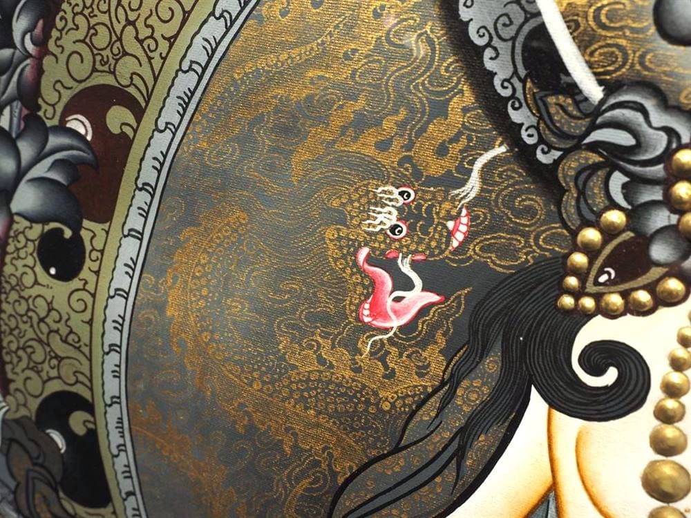 曼荼羅 マンダラ タンカ 仏画 額入り
