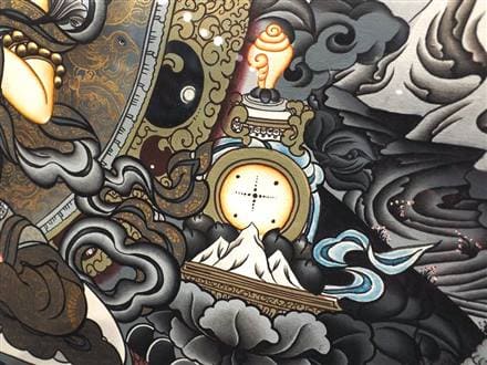 曼荼羅 マンダラ タンカ 仏画 額入り