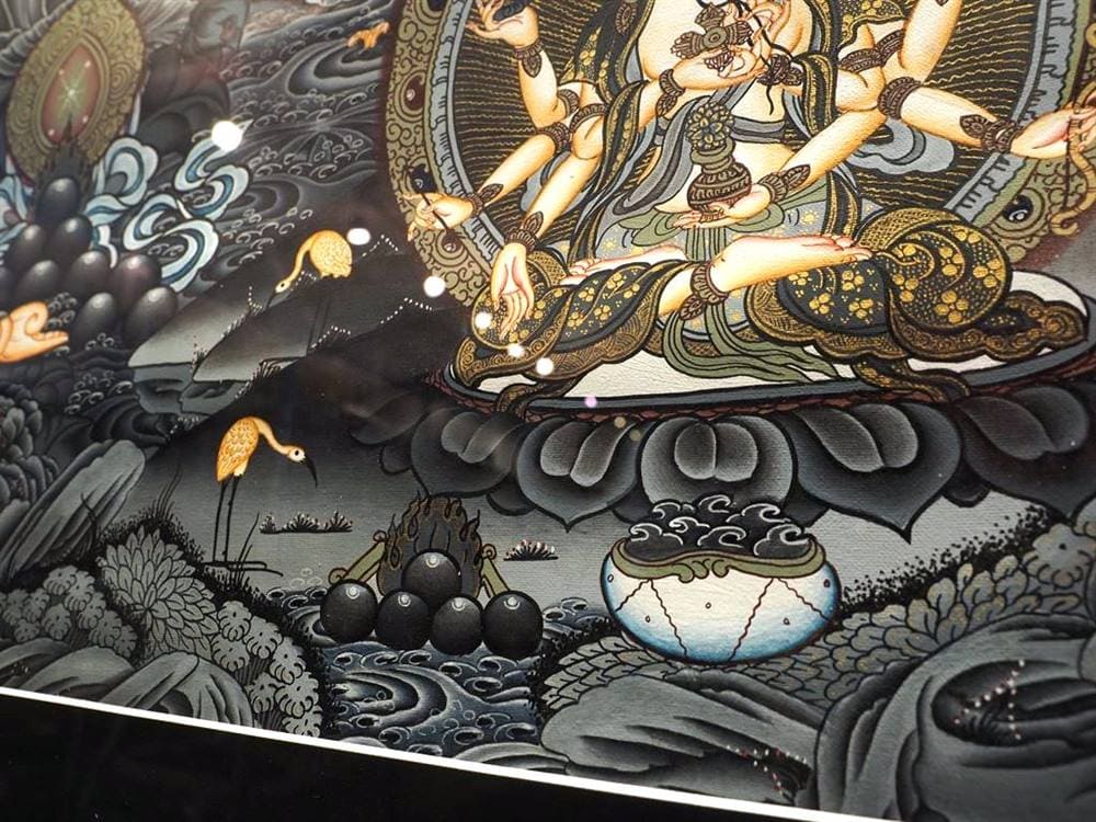 曼荼羅 マンダラ タンカ 仏画 額入り