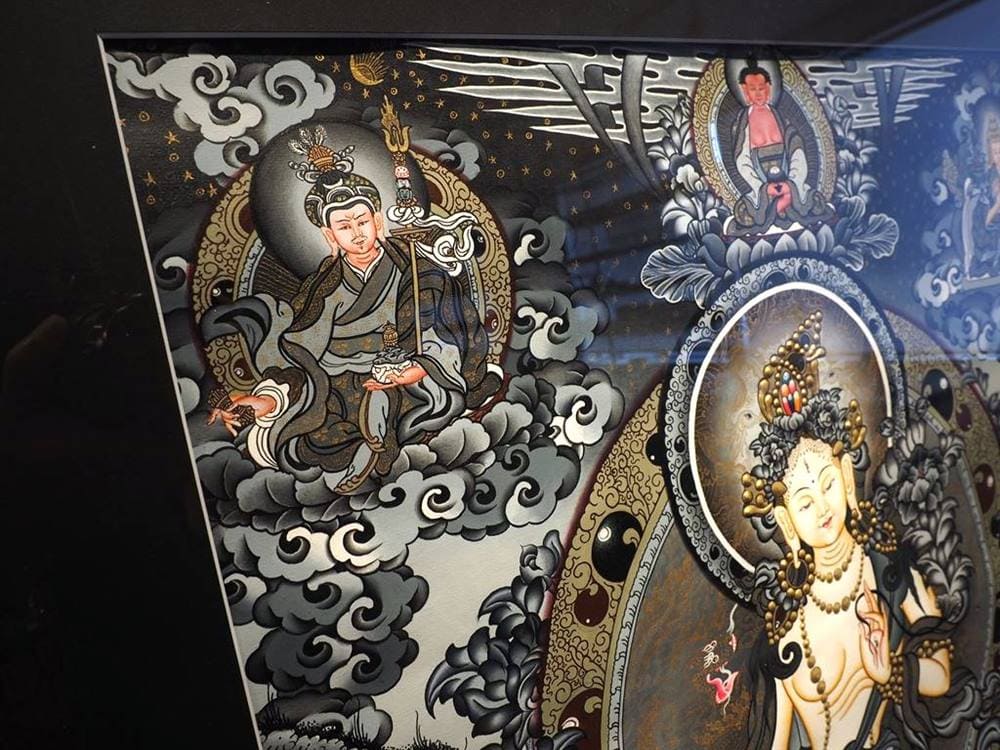 曼荼羅 マンダラ タンカ 仏画 額入り