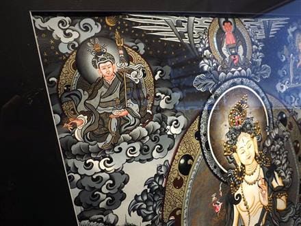 曼荼羅 マンダラ タンカ 仏画 額入り