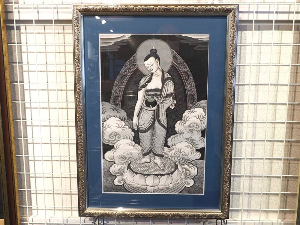 曼荼羅 マンダラ タンカ 仏画 額入り