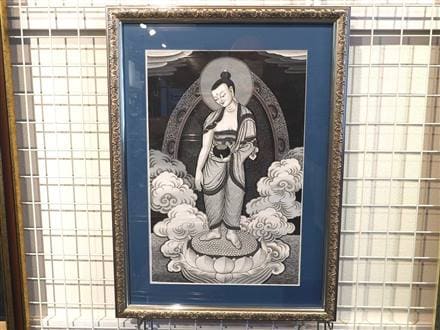 曼荼羅 マンダラ タンカ 仏画 額入り