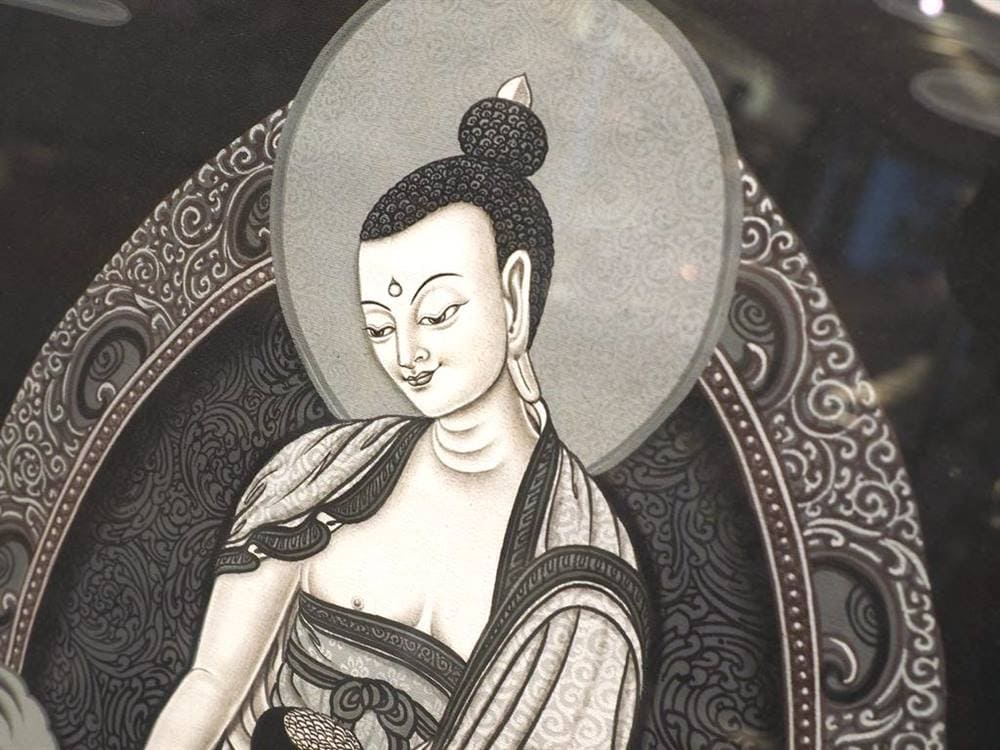 曼荼羅 マンダラ タンカ 仏画 額入り