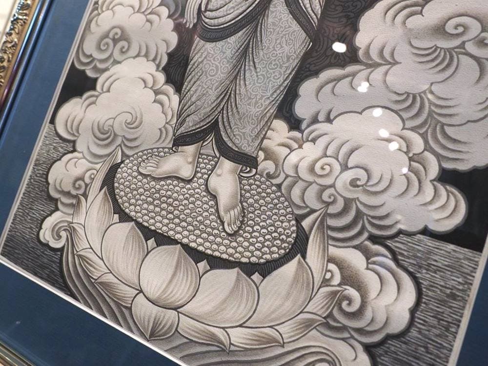 曼荼羅 マンダラ タンカ 仏画 額入り