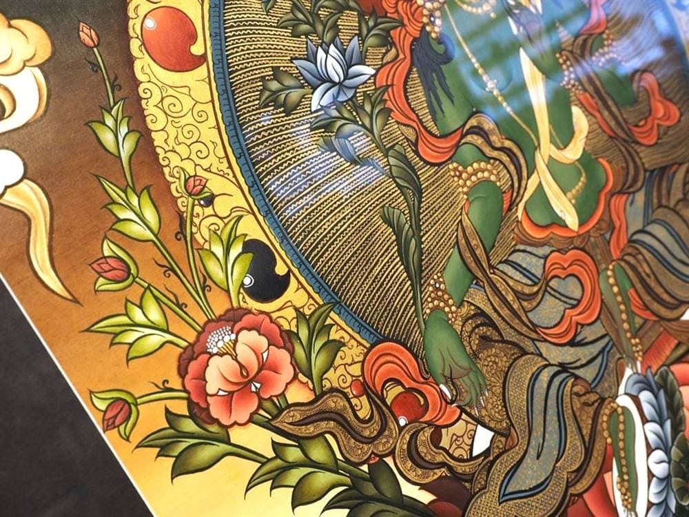 曼荼羅 マンダラ タンカ 仏画 額入り
