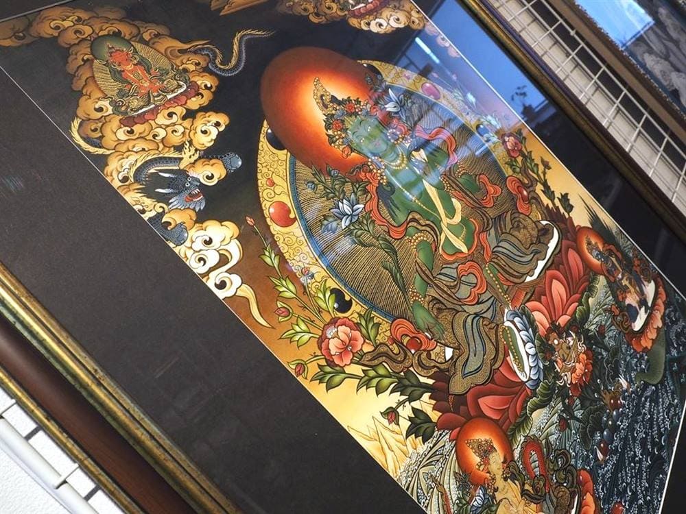 曼荼羅 マンダラ タンカ 仏画 額入り