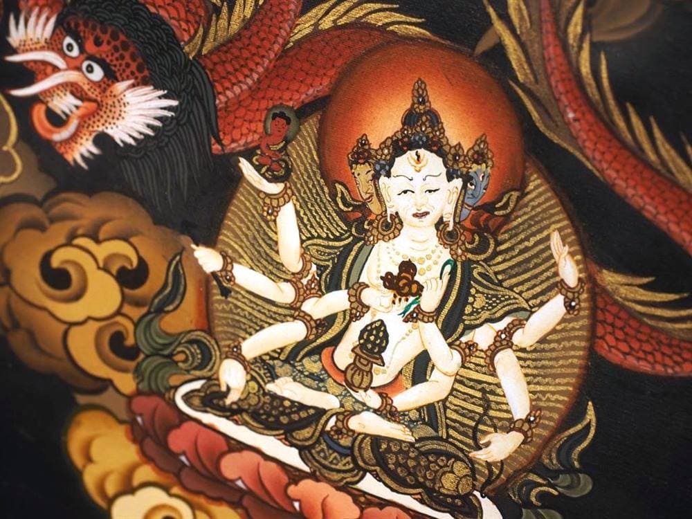 曼荼羅 マンダラ タンカ 仏画 額入り