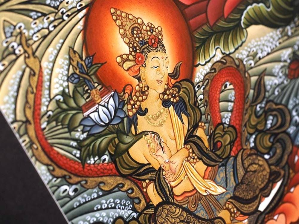 曼荼羅 マンダラ タンカ 仏画 額入り