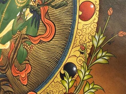 曼荼羅 マンダラ タンカ 仏画 額入り