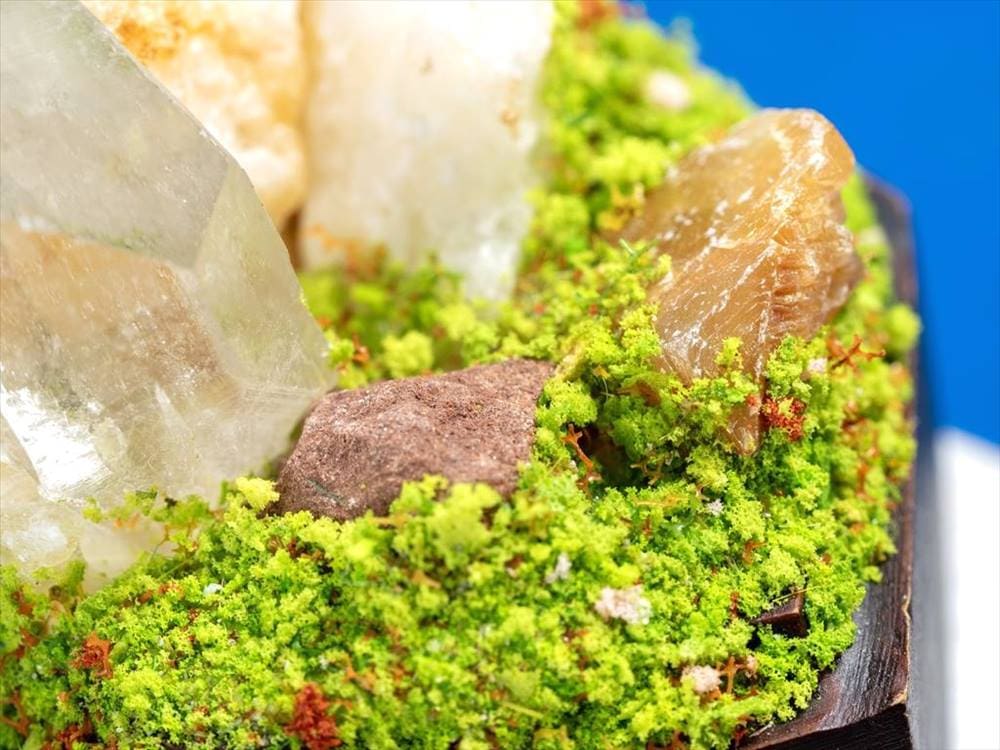 鉱物 ジオラマ 天然石 オブジェ インテリア